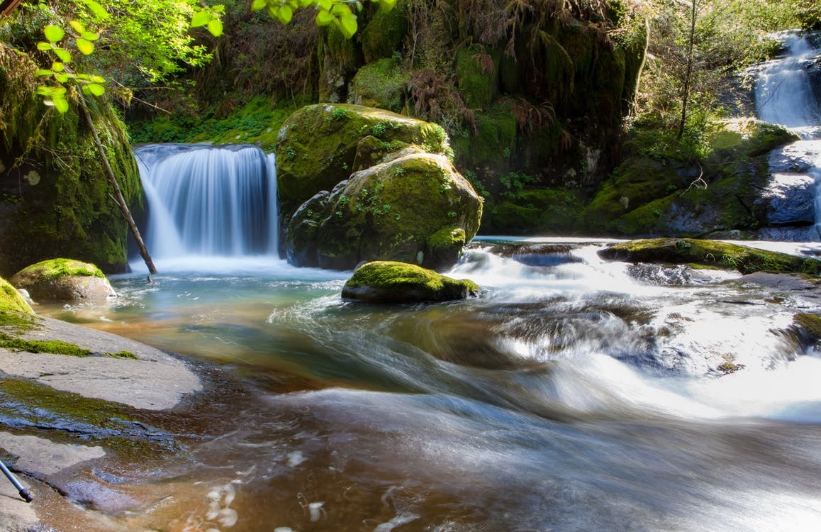 https://www.pexels.com/photo/boulder-cascade-creek-environment-428065/