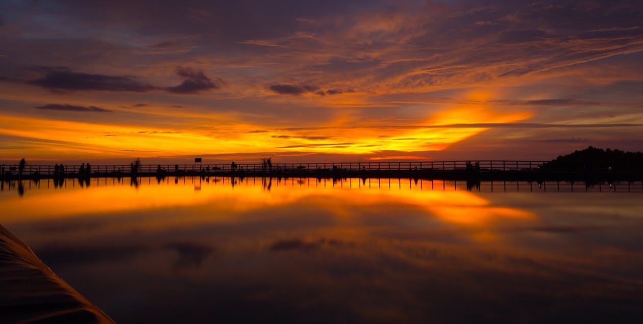 https://www.pexels.com/photo/beach-clouds-dawn-dock-415872/